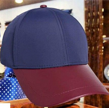 Load image into Gallery viewer, New Hat Cowhide Cap Men Summer High Quality Thin Fashion Embroidery England Comfortable Breathable