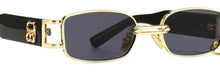 Load image into Gallery viewer, Men Retro Rectangular Sunglasses Punk UV400 Square Mens Gold Metal Sunglasses 2021 New Year Gifts