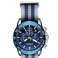 Load image into Gallery viewer, Men Watches Luxury Brand Male Military Sport Watch Men Canvas Waterproof Quartz Wrist Watch