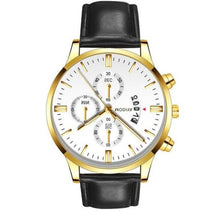 Load image into Gallery viewer, Watch Men Luxury Stainless Steel Quartz Watch Business Wristwatch Con correa de cuero