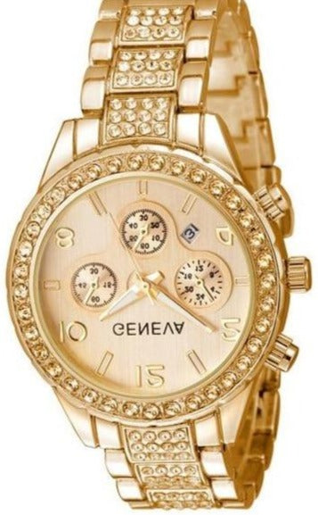 Mens Watch Superb Mens Watch Stainless Steel Rhinestone Luxury Casual Quartz Watch Relojes Mujer 2021 New Product L91