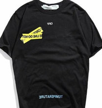 Load image into Gallery viewer, Mens T Shirts New 2021 Arrow Print Short Sleeve Off  T Shirts Summer Hip Hup Casual 100% Cotton Tees Streetwear