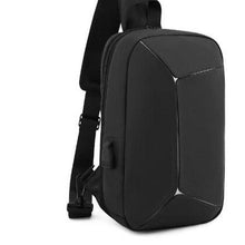 Load image into Gallery viewer, Men&#39;s Crossbody Bag Multifunction Anti-theft Waterproof Male Short Shoulder Bag Travel Chest Pack USB Charging