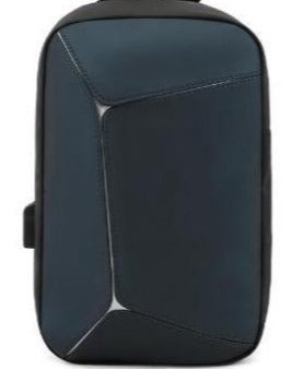 Men's Crossbody Bag Multifunction Anti-theft Waterproof Male Short Shoulder Bag Travel Chest Pack USB Charging