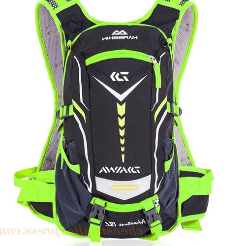 Men cycling backpack bicycle bag outdoor sports bag rucksack 18 liters fishing reflective cycling equipment 2021