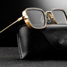 Load image into Gallery viewer, Luxury Brand Square Sunglasses Men 2021 Trend New Vintage Gothic Punk Sunglasses For Men Classic Steampunk Glasses UV400 Unisex