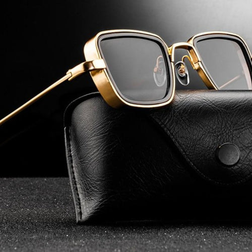 Luxury Brand Square Sunglasses Men 2021 Trend New Vintage Gothic Punk Sunglasses For Men Classic Steampunk Glasses UV400 Unisex