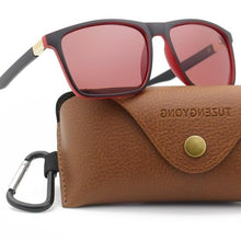 Load image into Gallery viewer, Brand Polarized Sunglasses Men TR80 Frame Square Sunglasses UV400 Outdoor Driving Glasses With Box