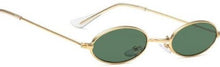 Load image into Gallery viewer, Small Frame Oval Sunglasses Men Brand Designer Vintage Fashion Metal Sun Glasses Female Black Red