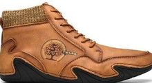 Load image into Gallery viewer, New Leather Men Winter Shoes Comfortable Mens Snow Boots Men Ankle Boots Plus Size 38-48