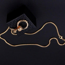 Load image into Gallery viewer, Punk Style Stainless Steel Chain Skull Hand Circle Pendant Necklace For Men Male Fashion Jewelry Gift