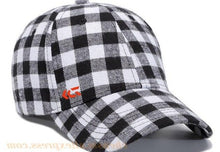 Load image into Gallery viewer, 2020 New Fashion Plaid Cotton Baseball Cap Men Peach Snapback Hat Casual Adult Caps Streetwear Travel Hats
