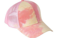 Load image into Gallery viewer, Tie Dye Cap Men New Fashion Outdoor Adjustable Pink Purple Summer Hat 2020 Male Female Snapback Designer Sun Hats