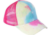 Load image into Gallery viewer, Tie Dye Cap Men New Fashion Outdoor Adjustable Pink Purple Summer Hat 2020 Male Female Snapback Designer Sun Hats