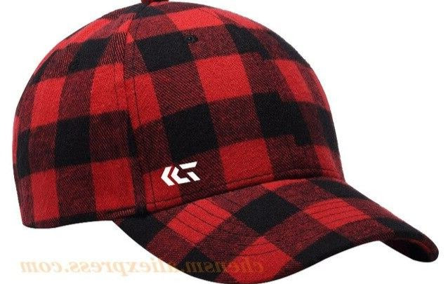 2020 Fashion Plaid Cotton Baseball Cap Men Peach Snapback Hat Casual Adult Caps Streetwear Travel Hats
