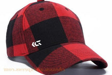 Load image into Gallery viewer, 2020 Fashion Plaid Cotton Baseball Cap Men Peach Snapback Hat Casual Adult Caps Streetwear Travel Hats