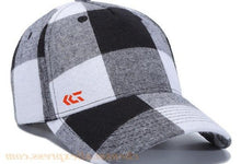 Load image into Gallery viewer, 2020 Fashion Plaid Cotton Baseball Cap Men Peach Snapback Hat Casual Adult Caps Streetwear Travel Hats