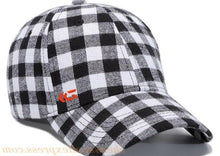 Load image into Gallery viewer, 2020 Fashion Plaid Cotton Baseball Cap Men Peach Snapback Hat Casual Adult Caps Streetwear Travel Hats