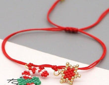 Load image into Gallery viewer, Christmas Rope Handmade Charm Bracelet For Men 2020 Christmas Ornaments New Year 2021 Christmas Gift
