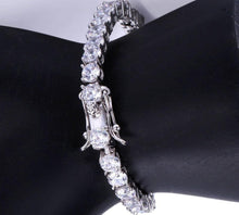 Load image into Gallery viewer, New 4mm Copper Plated Bracelet Iced Out Tennis Chain Explosive Jewelry